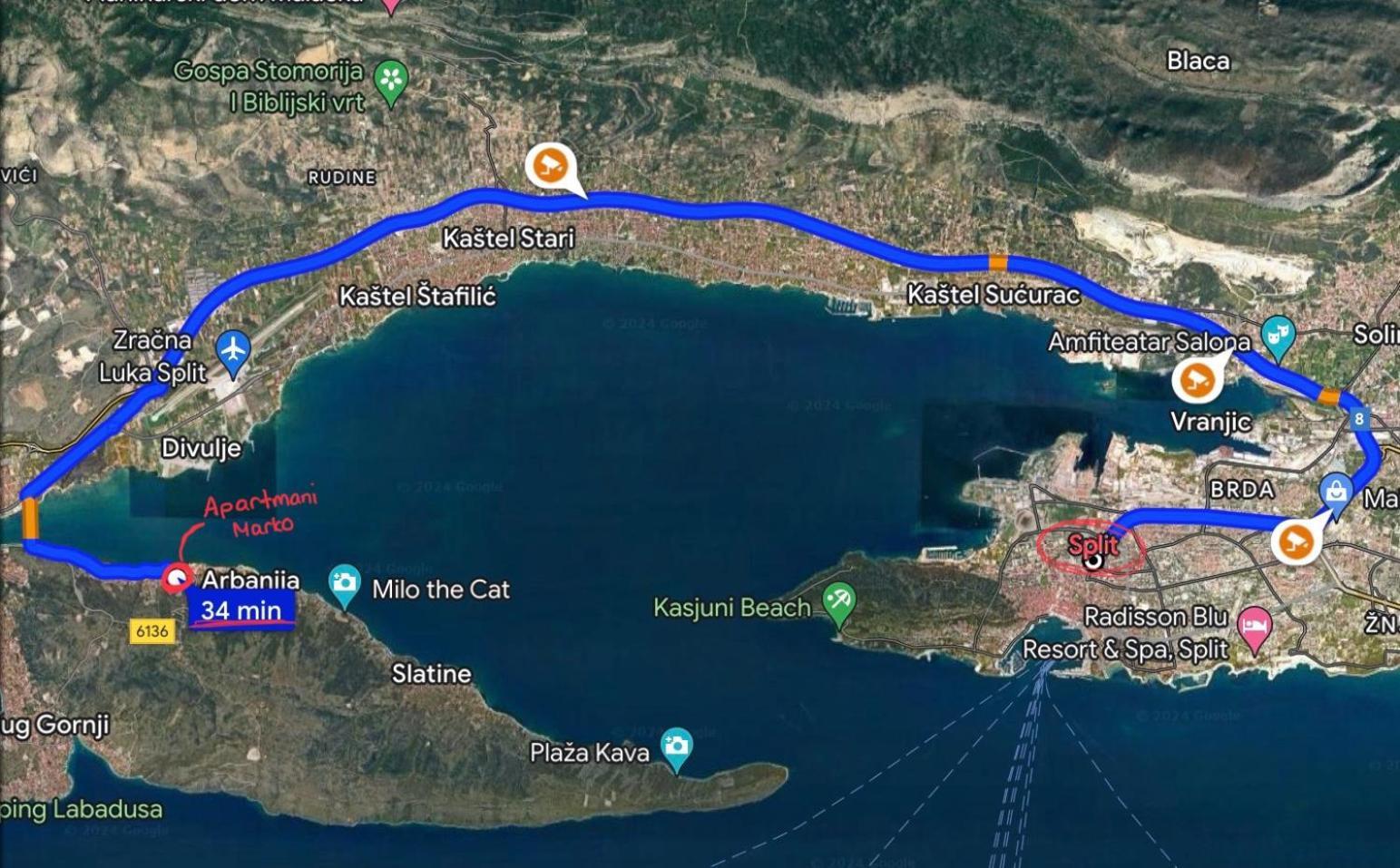 Apartmani Marko Trogir Exterior photo